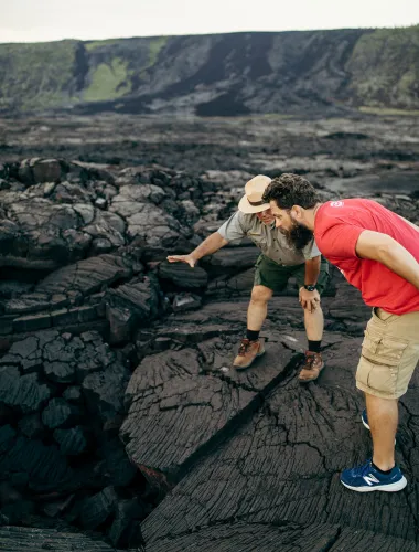 Tour of Hawaiʻi Volcanoes National Park on the island of Hawaiʻi 