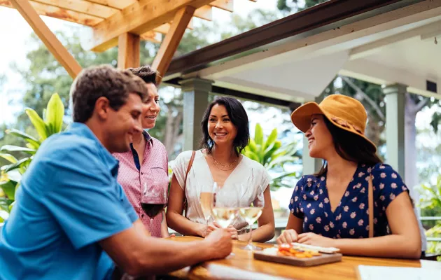 Group dining on Maui