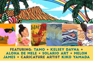 Artist Tamo at TOMA Art Show