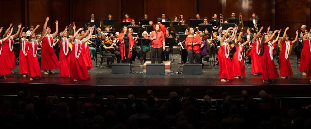 Maui Pops Orchestra dancers