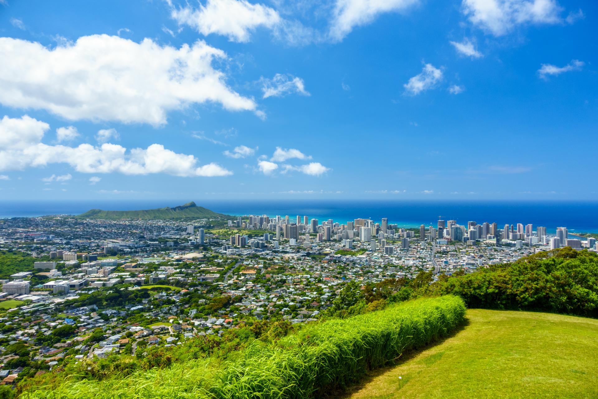 Oʻahu Honolulu View from Tantalus lookout Oahu Honolulu View from Tantalus lookout