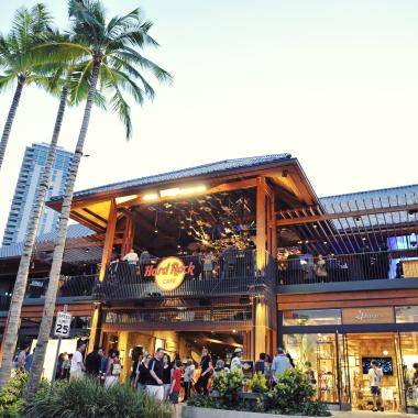 Hard Rock Cafe Honolulu Exterior View - Day