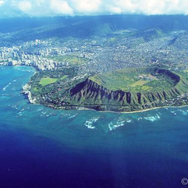 Diamond Head Aerial View