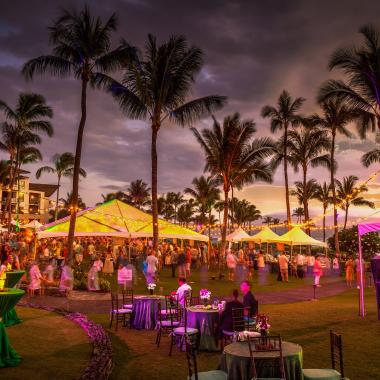 Grand Tasting - Montage Kapalua Bay hosts the kickoff Gala Grand Tasting a walk-around tasting of premium wines & Kapalua Restaurants