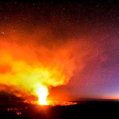 Evening Volcano Explorer