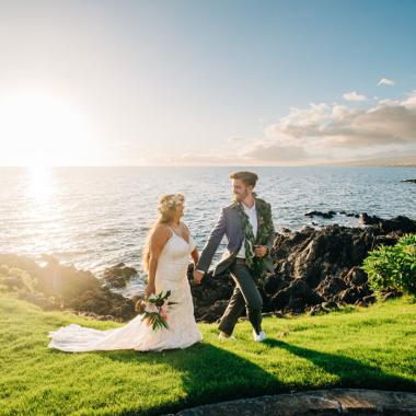 Mauna Kea Beach Hotel Wedding Couple