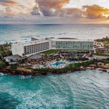 Aerial View of Turtle Bay Resort