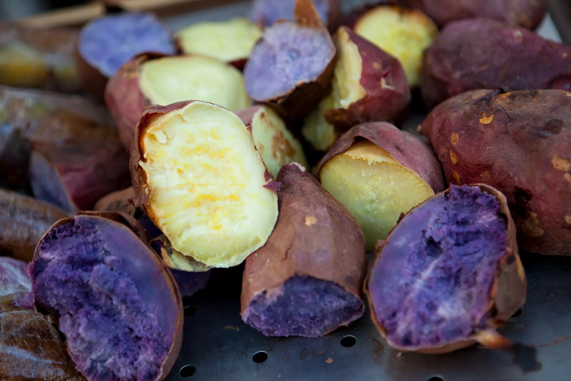 Close up of taro